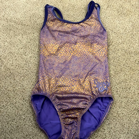 GK “snake skin” gymnastics leotard - Picture 3 of 6